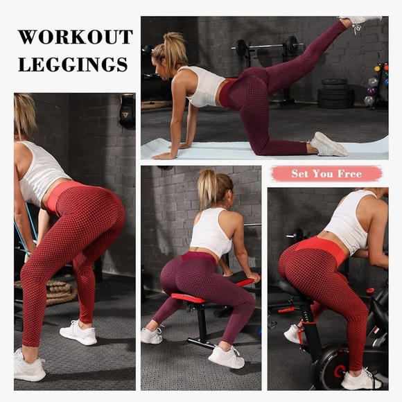 ViCherub Butt Lifting Workout Leggings for Women TIK Tok High Waisted Yoga Pants - Picture 4 of 9